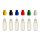 Liquid Flaschen aus PP mit KISI Verschluss - 10ml Gelbe Deckel - 12 Stück