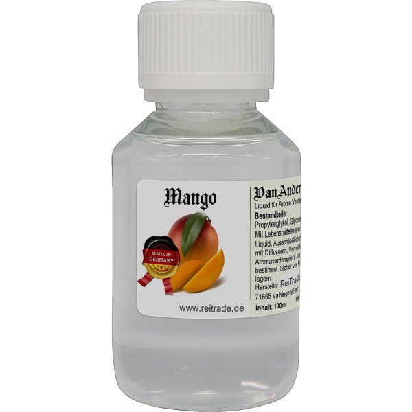 100 ml VanAnderen® PREMIUM Liquid für Aroma-Verdampfer und Diffusoren Mango