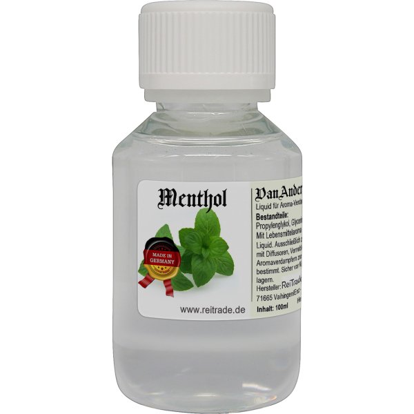 100 ml VanAnderen® PREMIUM Liquid für Aroma-Verdampfer und Diffusoren Menthol
