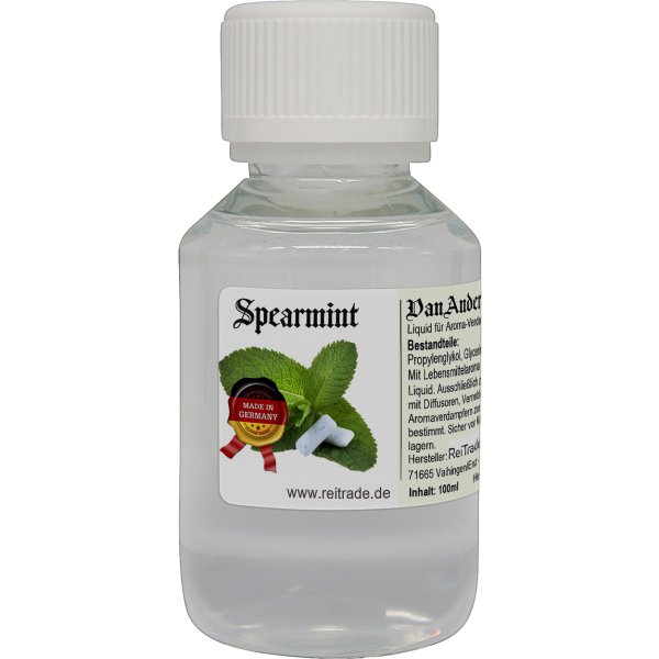100 ml VanAnderen® PREMIUM Liquid für Aroma-Verdampfer und Diffusoren Spearmint