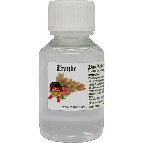 100 ml VanAnderen® PREMIUM Liquid für Aroma-Verdampfer und Diffusoren Traube