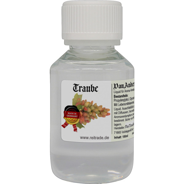 100 ml VanAnderen® PREMIUM Liquid für Verdampfer und Diffusoren Traube