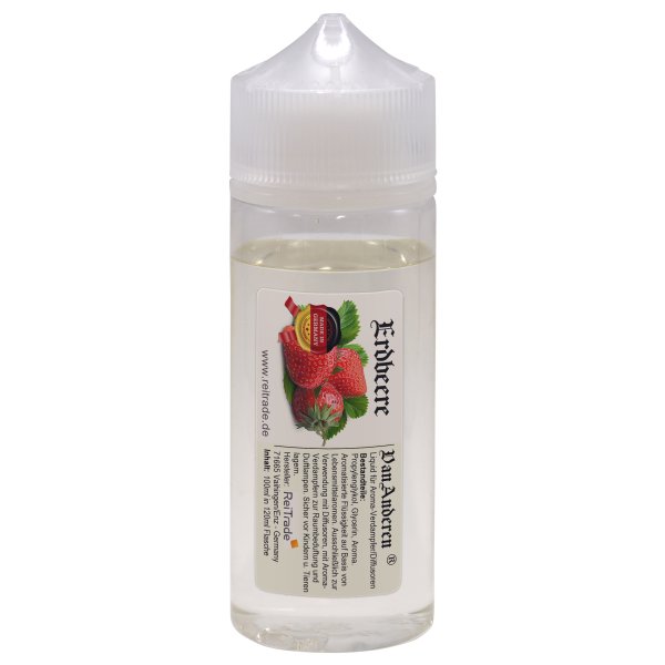 100 ml VanAnderen® PREMIUM Liquid in Chubby-Flasche für Aroma-Verdampfer und Diffusoren 100ml Erdbeere