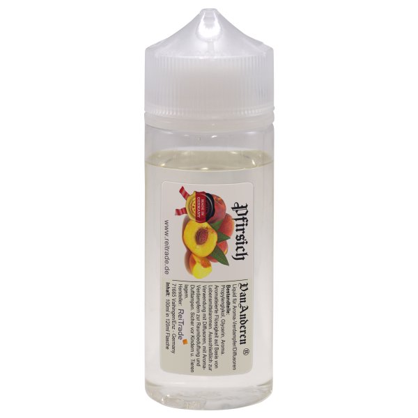 100 ml VanAnderen® PREMIUM Liquid in Chubby-Flasche für Aroma-Verdampfer und Diffusoren 100ml Pfirsich