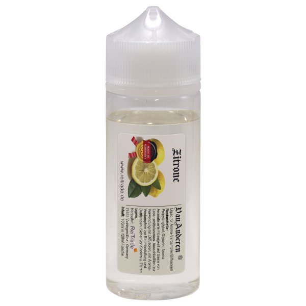 100 ml VanAnderen® PREMIUM Liquid in Chubby-Flasche für Aroma-Verdampfer und Diffusoren 100ml Zitrone