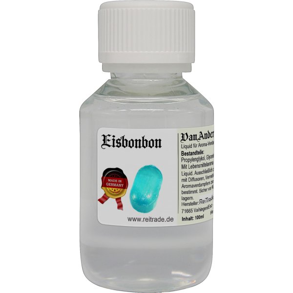 100 ml VanAnderen® PREMIUM Liquid für Aroma-Verdampfer und Diffusoren Eisbonbon